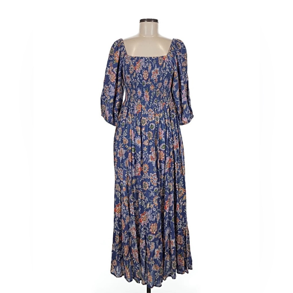 Angie Floral Blue Dress